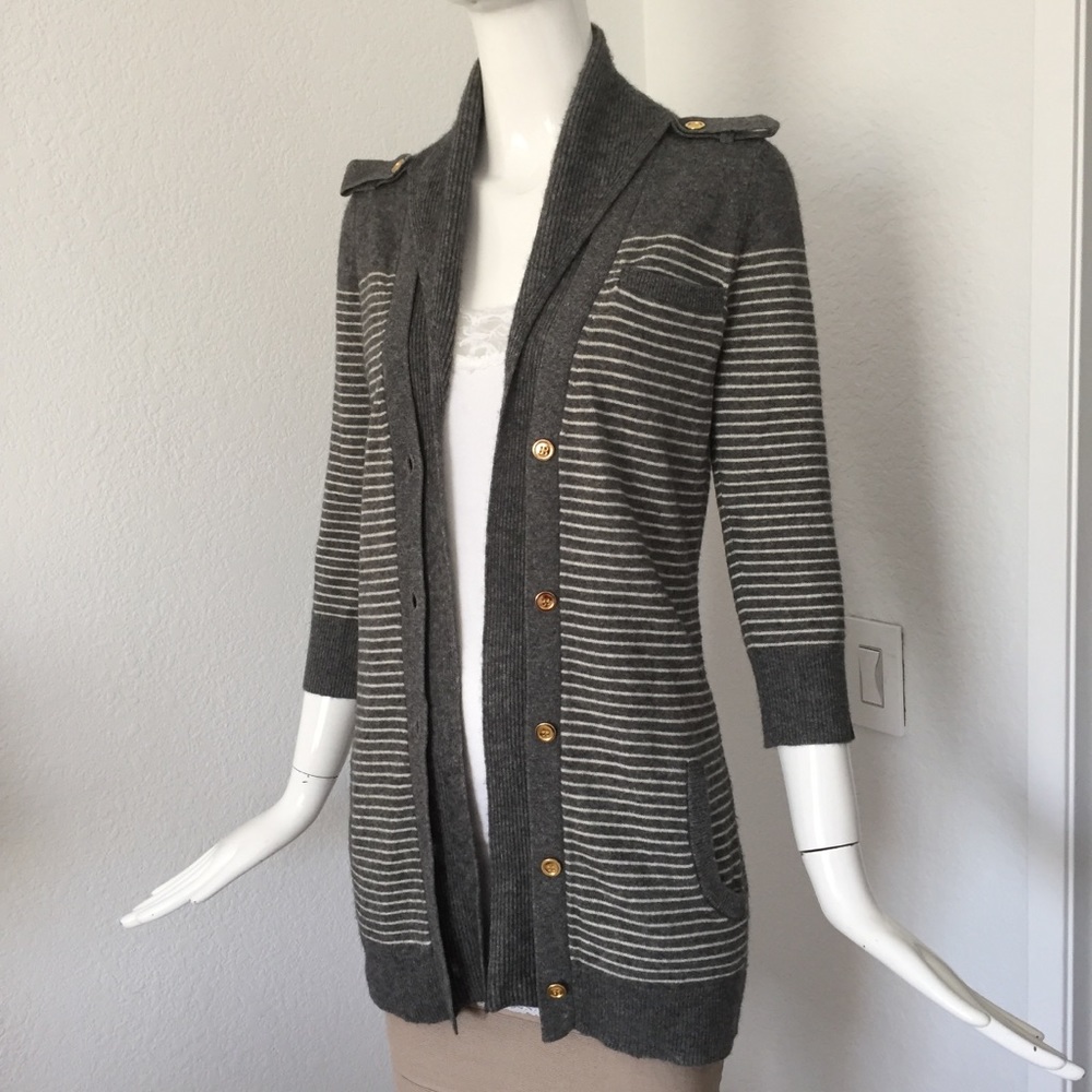 Juicy Couture shawl collar cashmere sweater